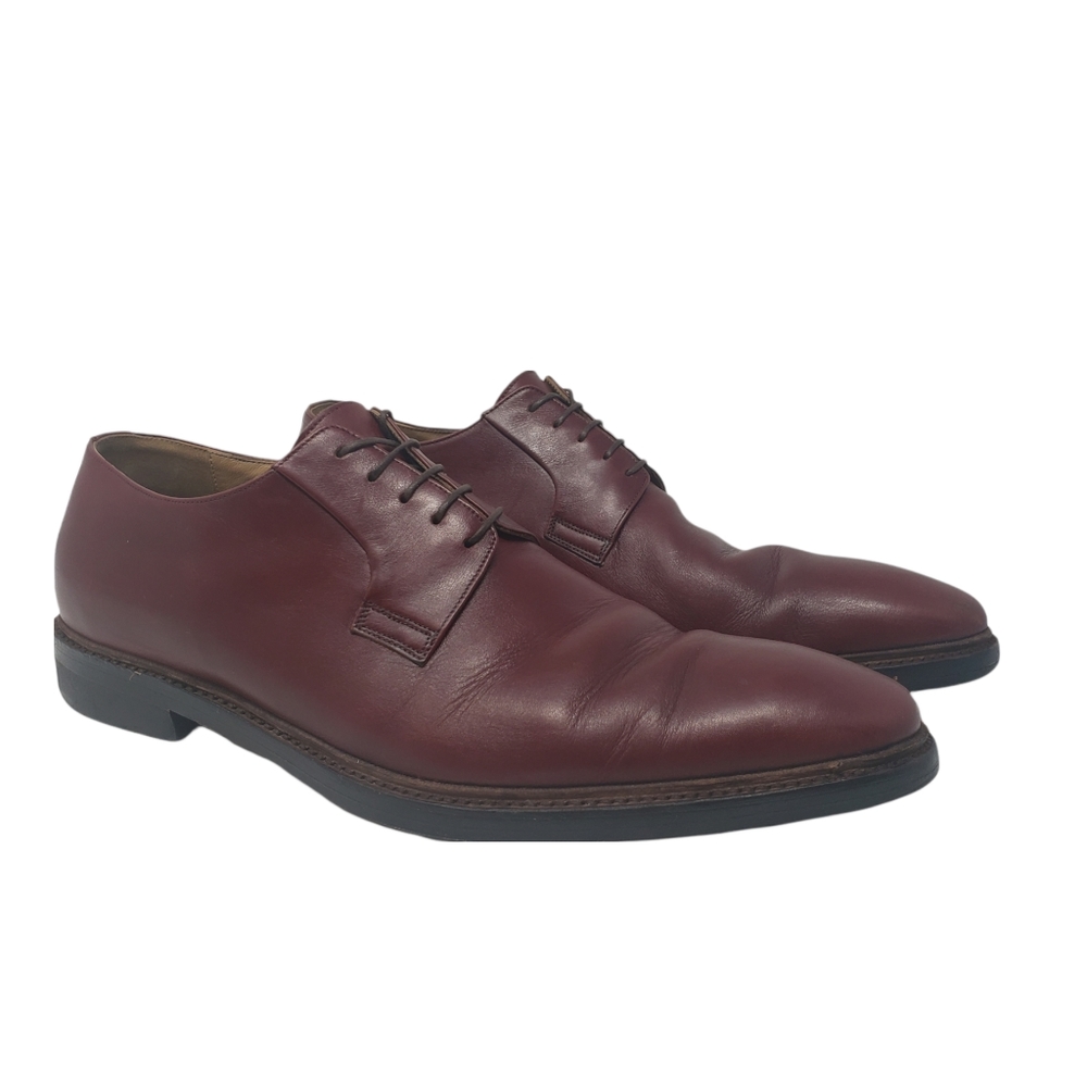Thoma's Burgundy Leather Oxford Shoes Size Eur 45 US 11‎ Lace Up